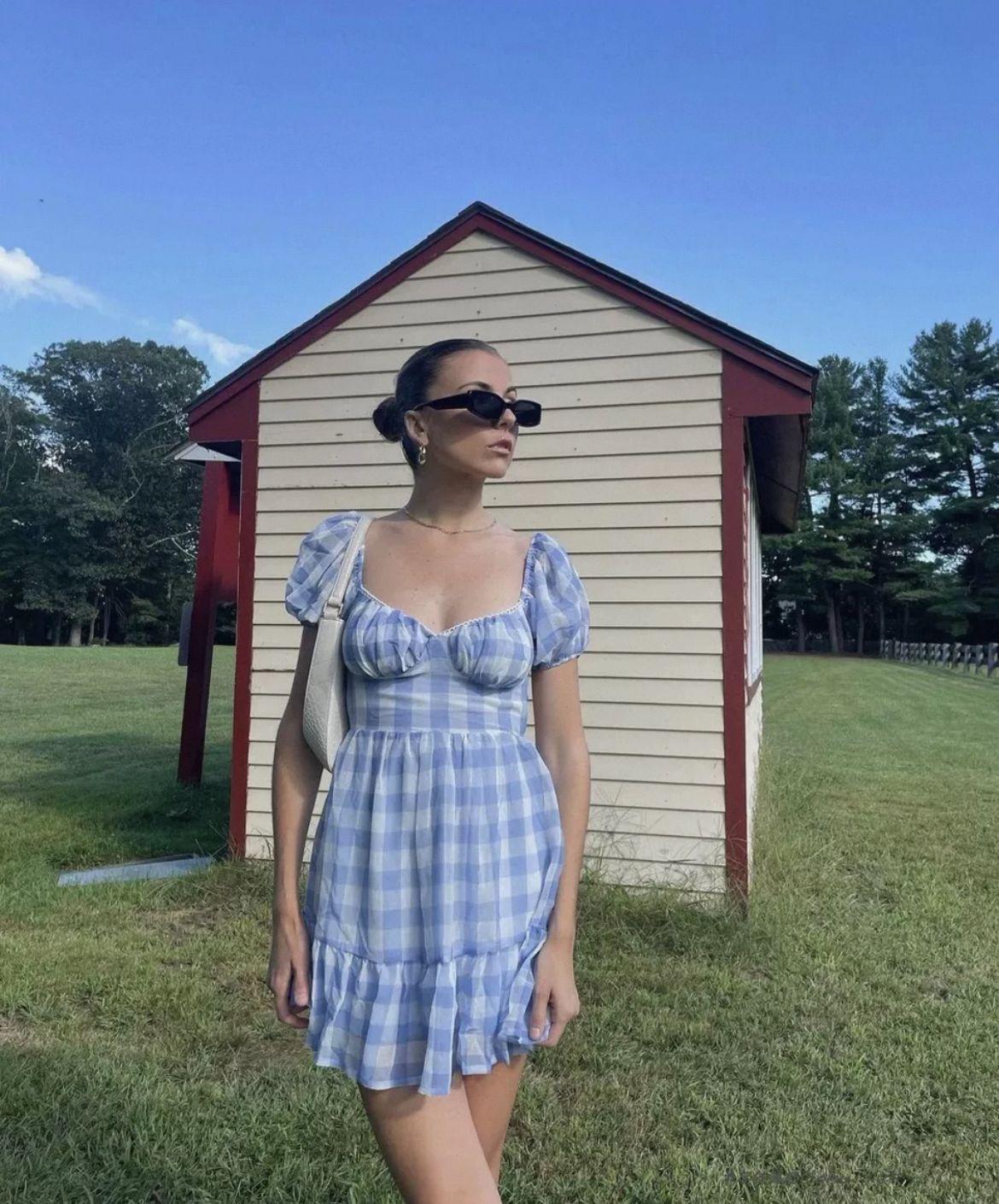 #56 Linora Kariertes Kleid - Linora