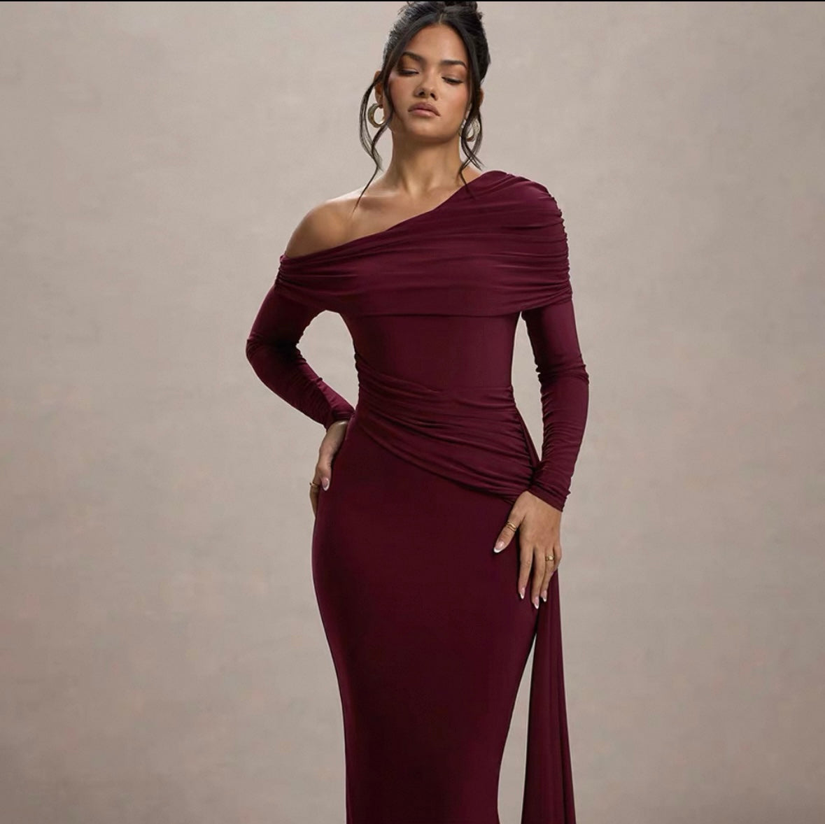 #68 Linora Lang Kleid - Linora