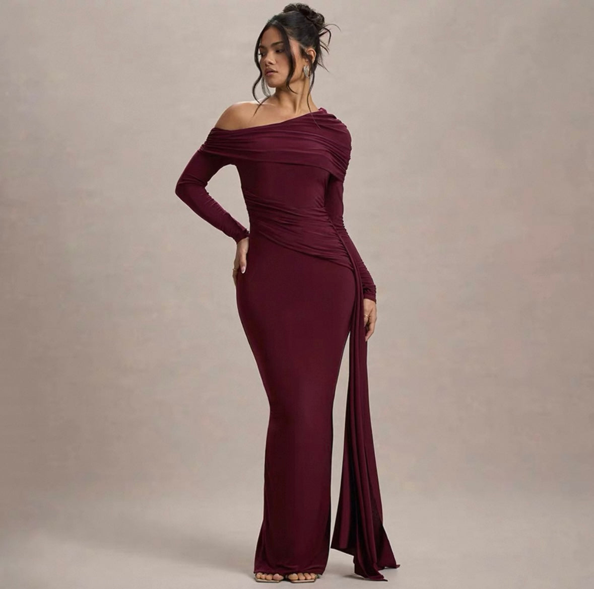 #68 Linora Lang Kleid - Linora
