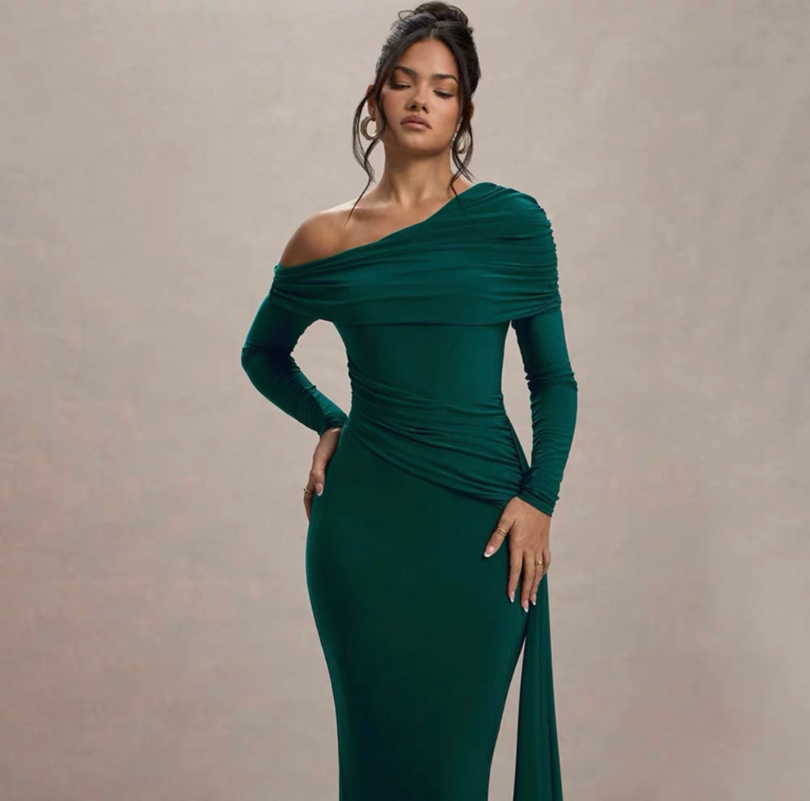 #68 Linora Lang Kleid - Linora