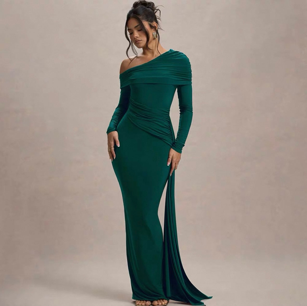 #68 Linora Lang Kleid - Linora