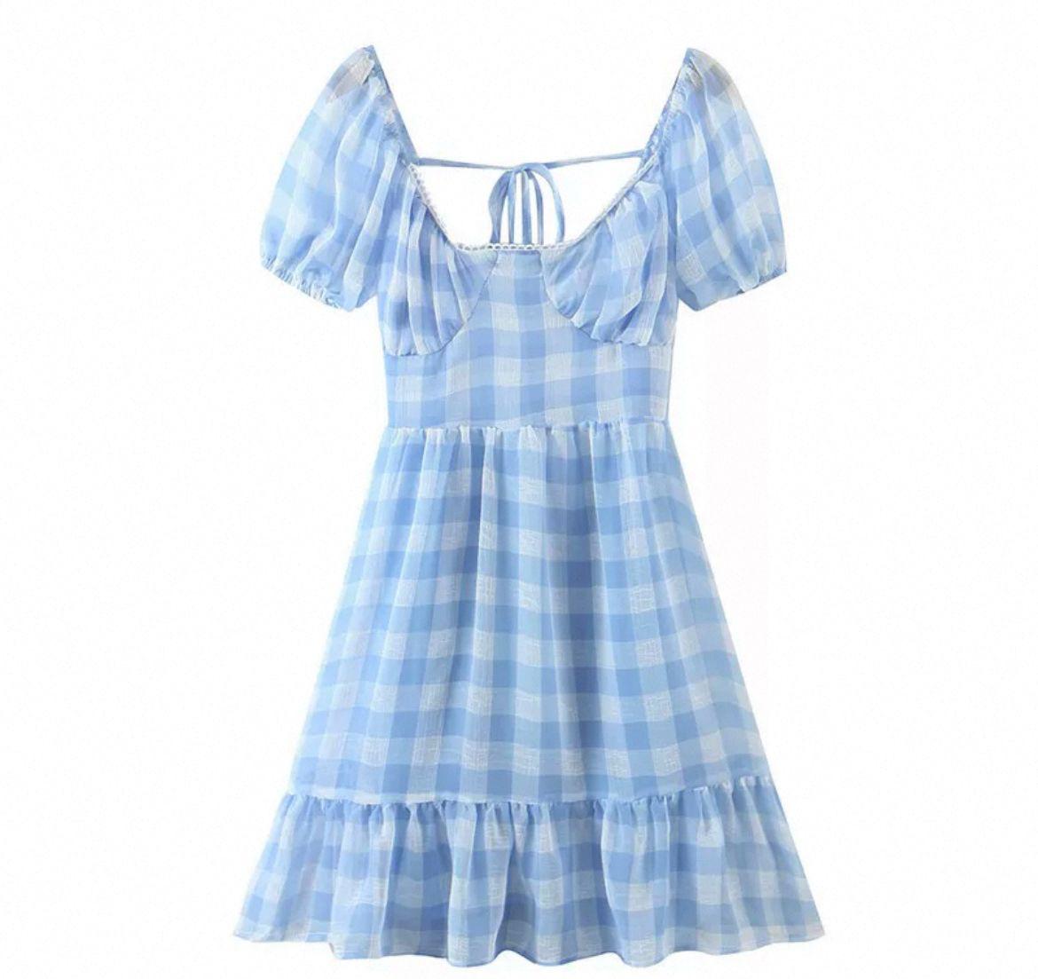 #56 Linora Kariertes Kleid - Linora