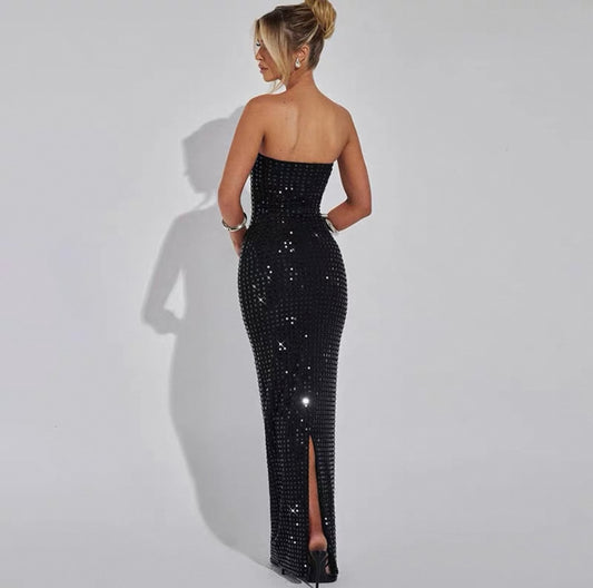 #67 Glitzer Kleid - Linora
