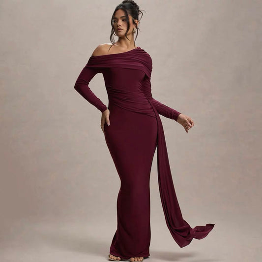 #68 Linora Lang Kleid - Linora