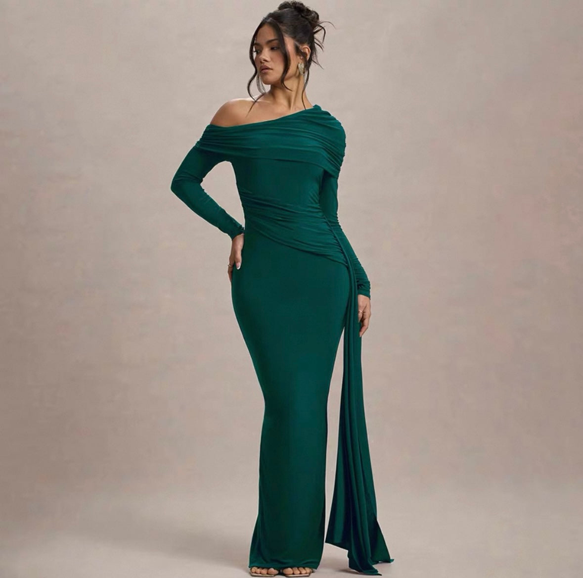 #68 Linora Lang Kleid - Linora
