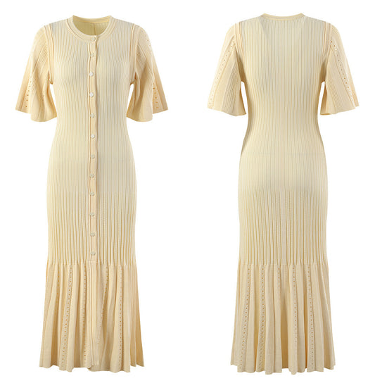 #29 Linora Elegantes Kurzarmkleid - Linora